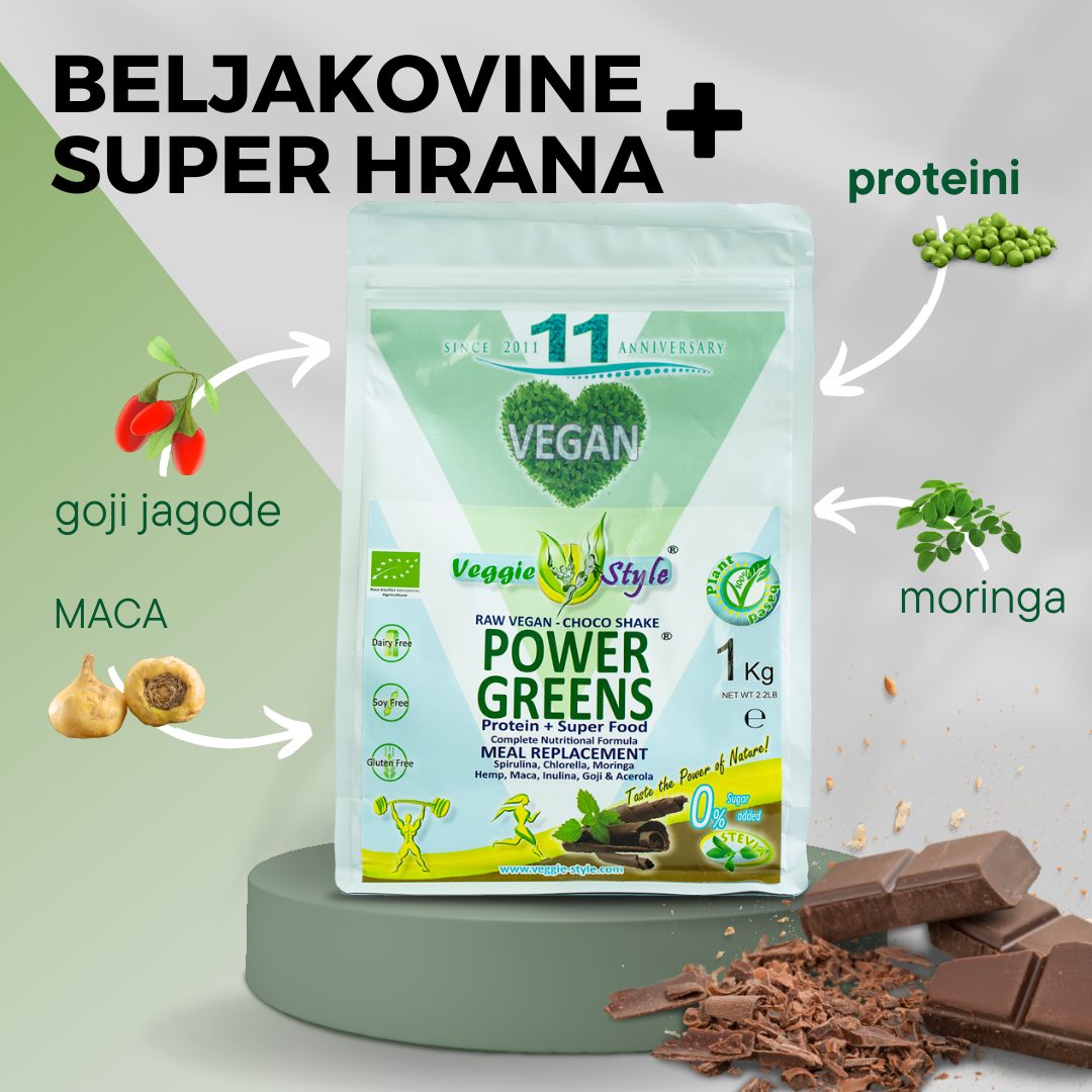 Power Greens – rastlinske beljakovine in superhrana