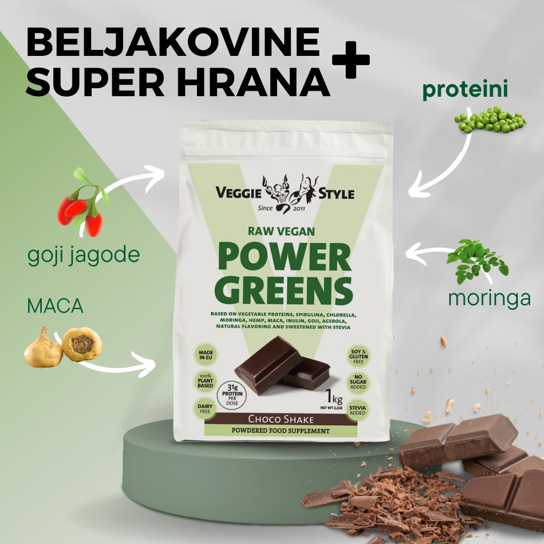Power Greens – rastlinske beljakovine in superhrana